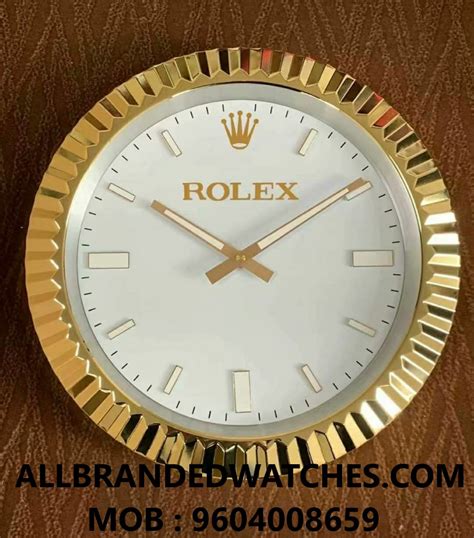 rolex clocks|rolex wall clock real.